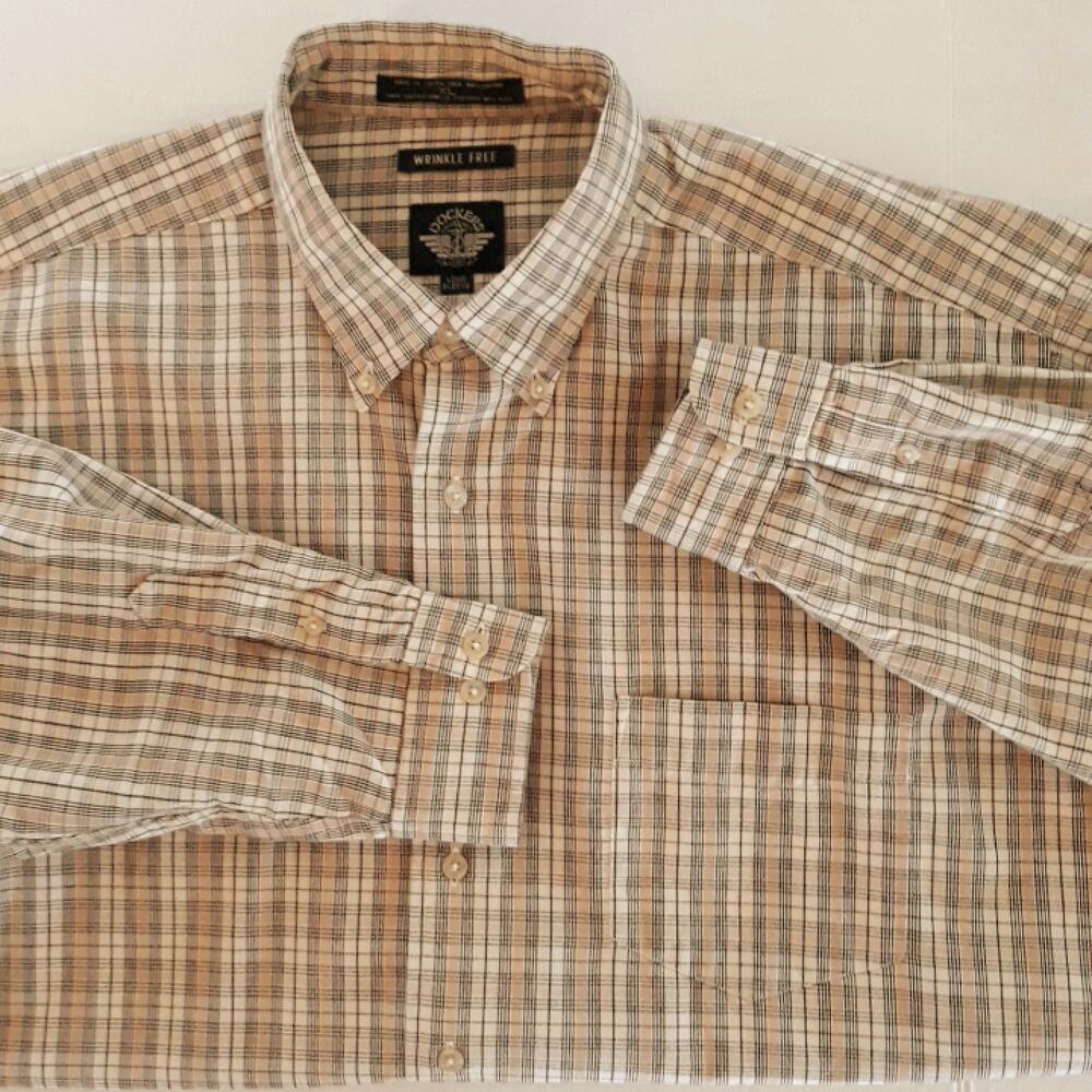 Dockers Wrinkle Free long sleeve check shirt